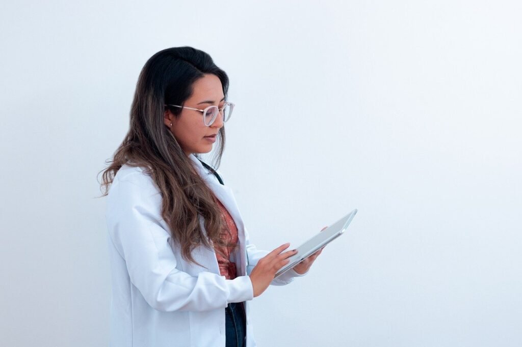 Cardiac care nurse with prescription