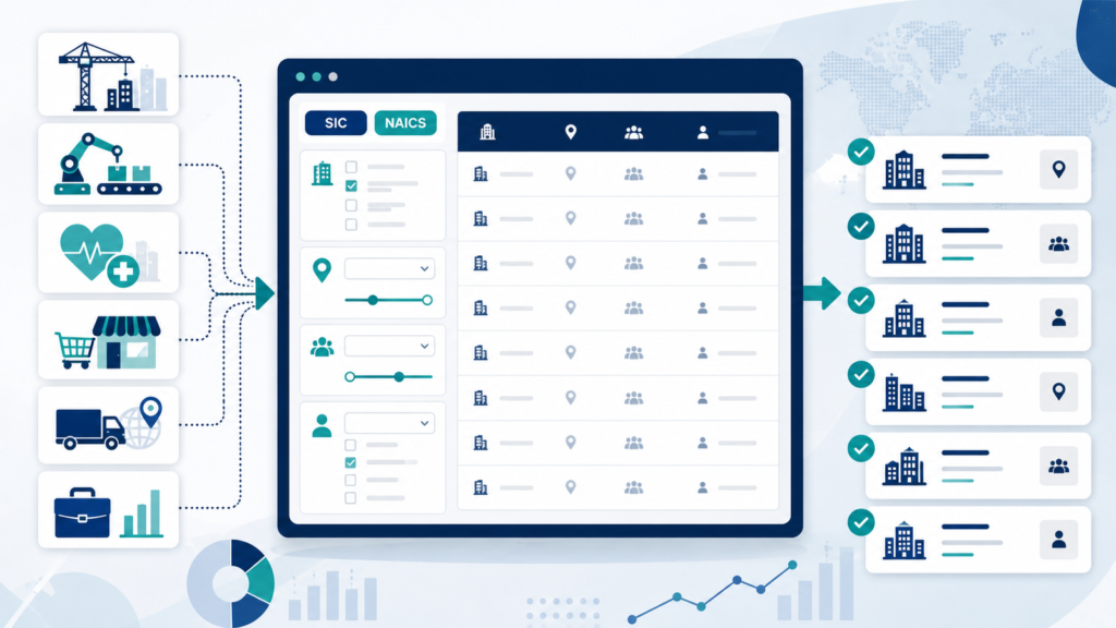 SIC and NAICS codes for business targeting